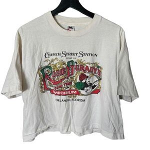 VTG Church Street Station Orlando FL Cropped Shirt